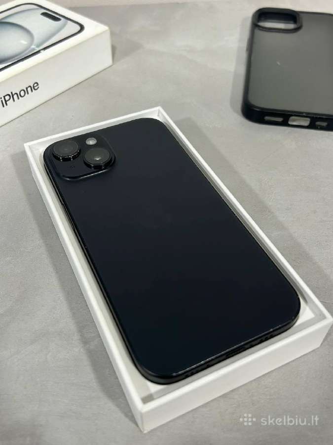 iPhone 15 128gb 88% Black - nuotraukos Nr. 2