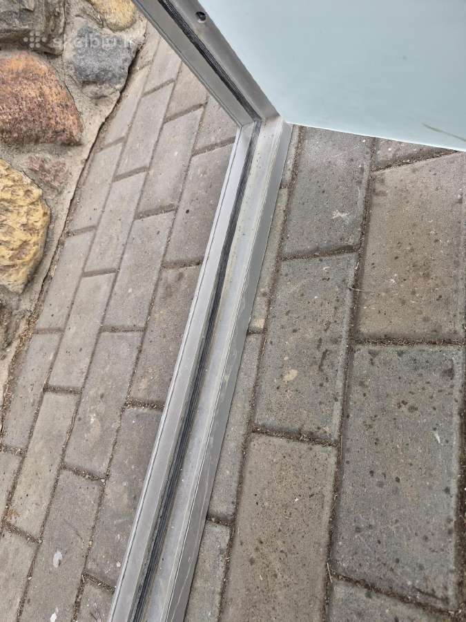 Stiklinės durys su aliuminio stakta - nuotraukos Nr. 6