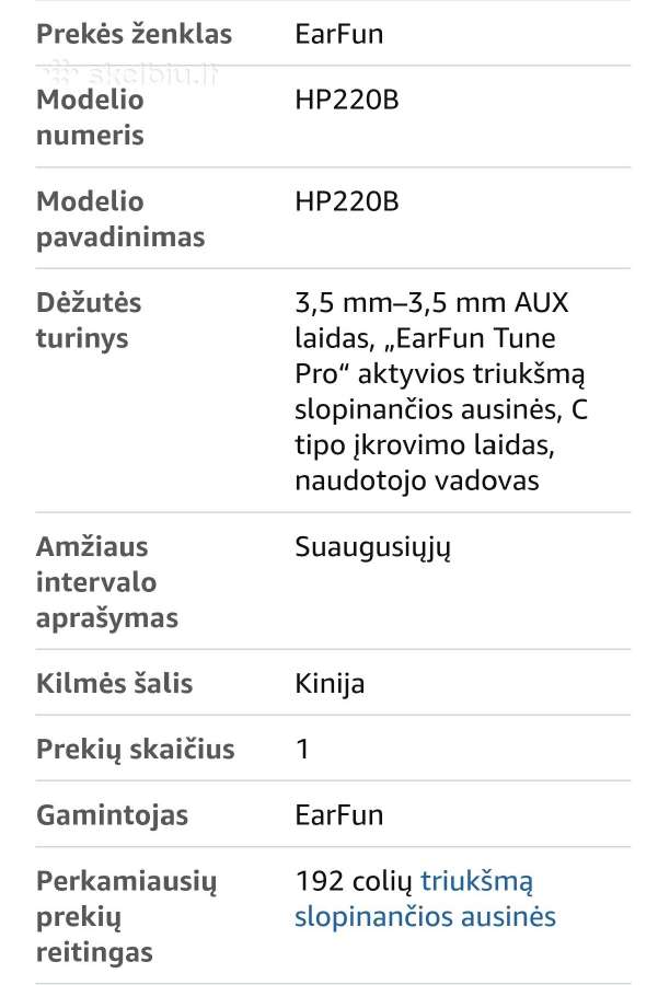 Earfun tune pro ausinės - nuotraukos Nr. 7