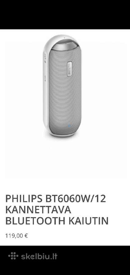 Už puse kainos Phillips Bluetooth kolonele - nuotraukos Nr. 2
