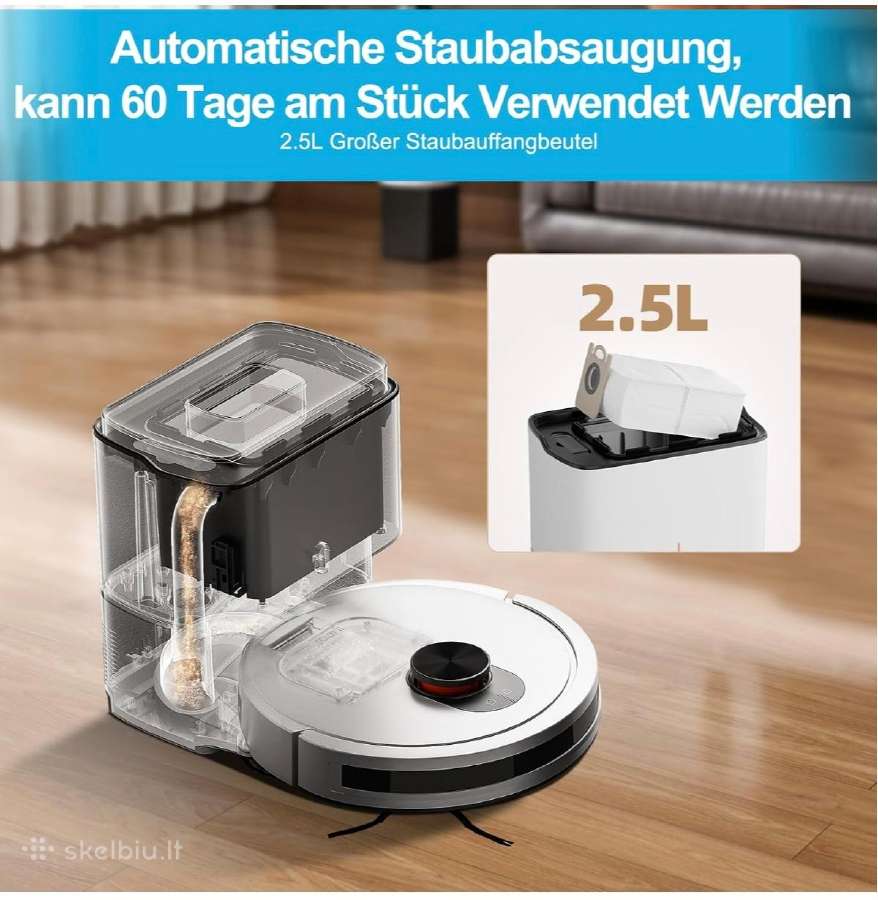 Xiaomi Roidmi Eve Cc dulkių siurblys robotas - nuotraukos Nr. 3