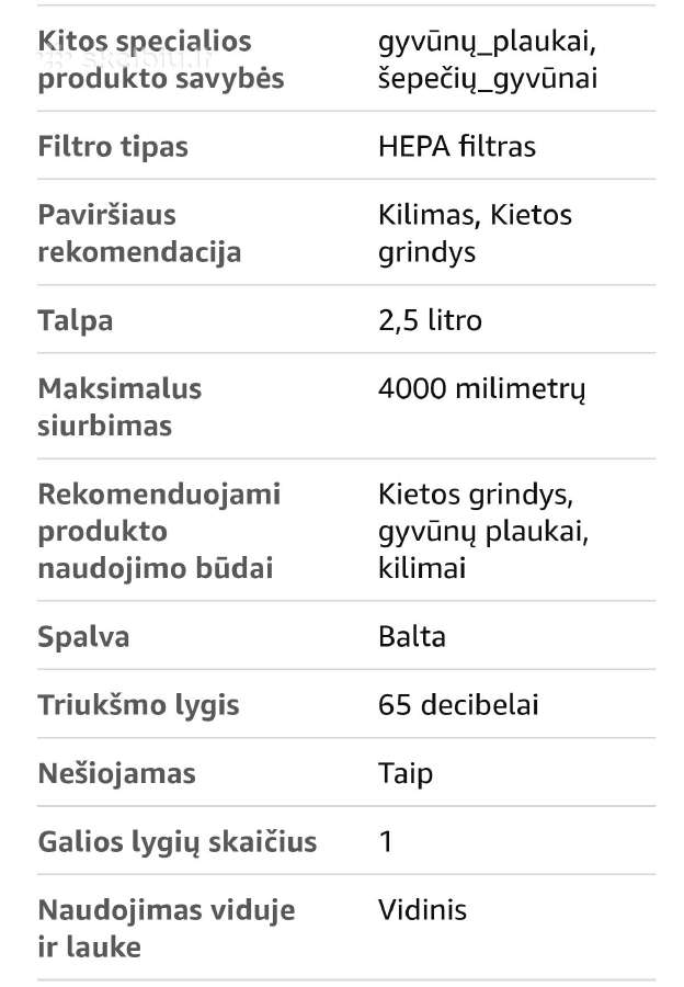 Xiaomi Roidmi Eve Cc dulkių siurblys robotas - nuotraukos Nr. 9