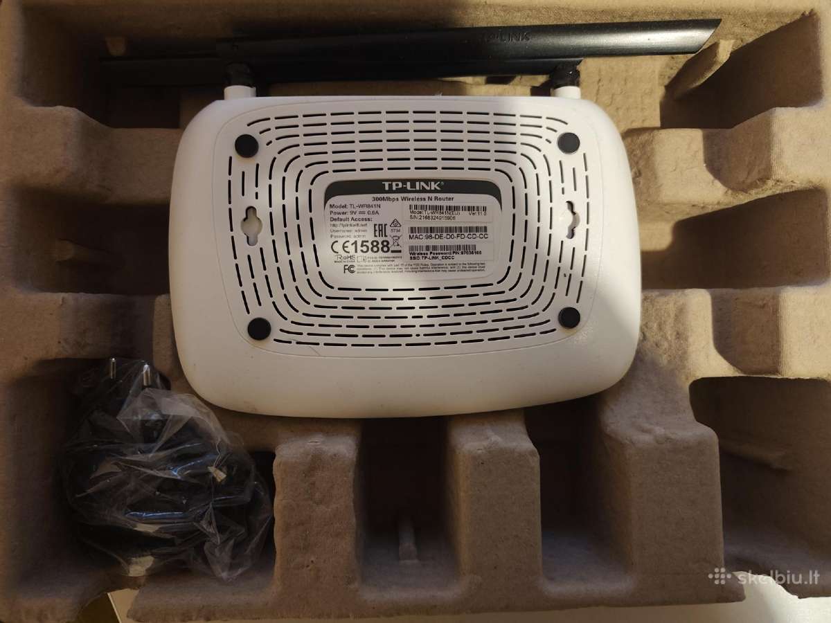 Tp-link Tl-wr841n Wi-fi maršrutizatorius, 300mbps - nuotraukos Nr. 2