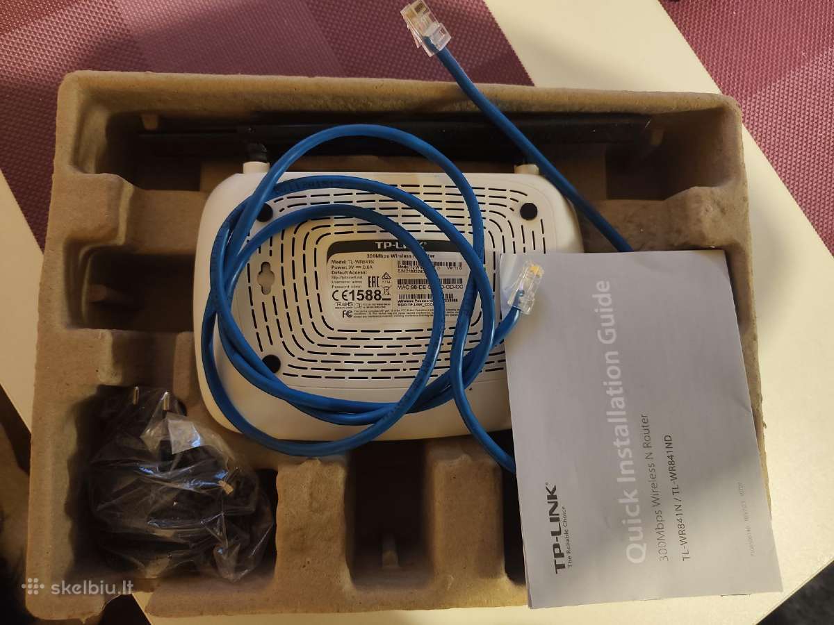 Tp-link Tl-wr841n Wi-fi maršrutizatorius, 300mbps - nuotraukos Nr. 4