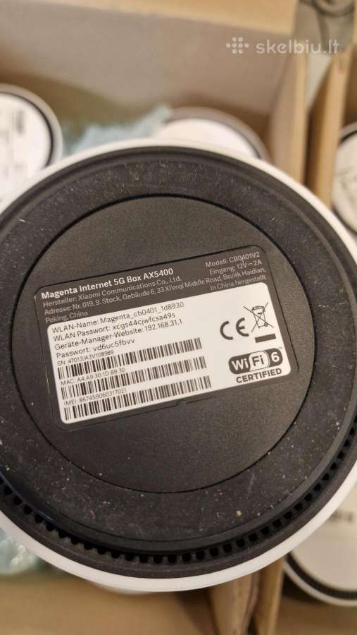 Galingas 5G modemas su sim kortelę wifi6 - nuotraukos Nr. 4