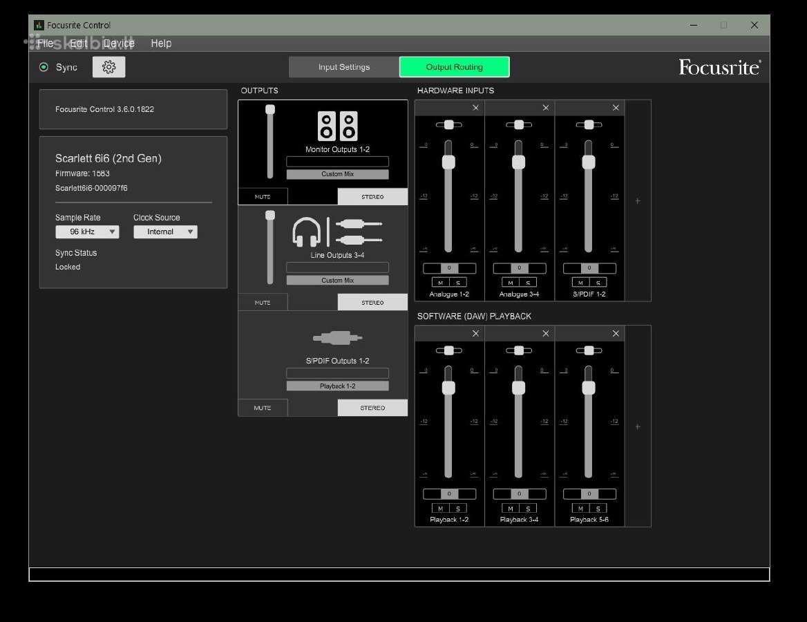 Focusrite Scarlett 6i6 2nd Gen - nuotraukos Nr. 3