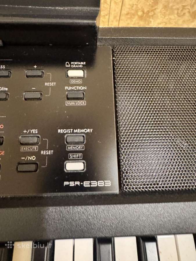 Yamaha Sintezatorius su stovu, kėde Psr-e383 - nuotraukos Nr. 3