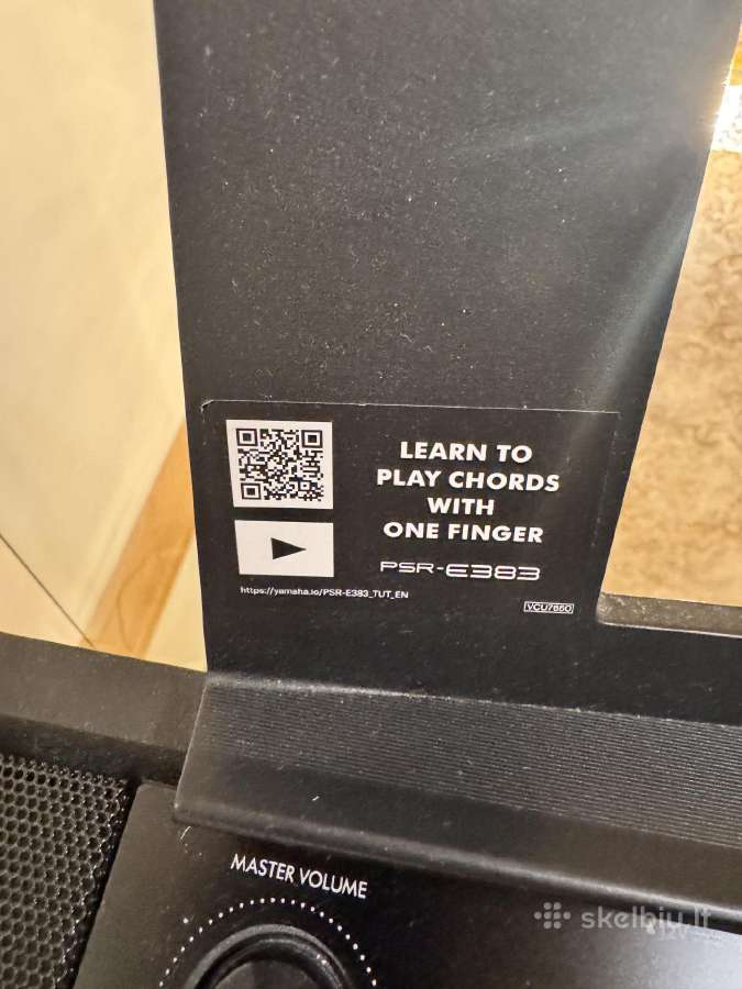 Yamaha Sintezatorius su stovu, kėde Psr-e383 - nuotraukos Nr. 4