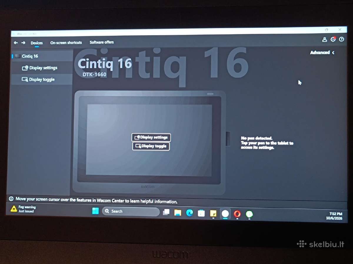 Wacom Cintiq 16 grafinė planšetė - nuotraukos Nr. 4