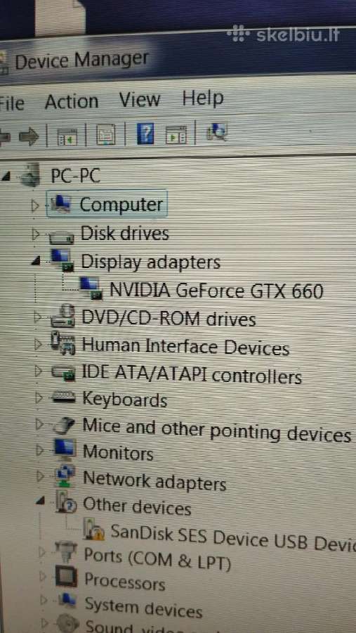 Pc Kompiuteris Gtx 660; intel i5; 8gb RAM; - nuotraukos Nr. 6