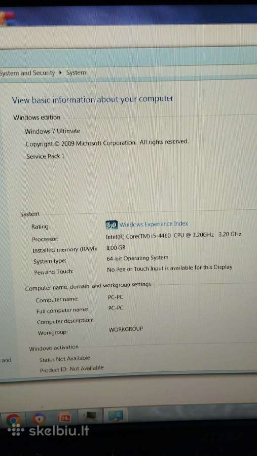 Pc Kompiuteris Gtx 660; intel i5; 8gb RAM; - nuotraukos Nr. 7