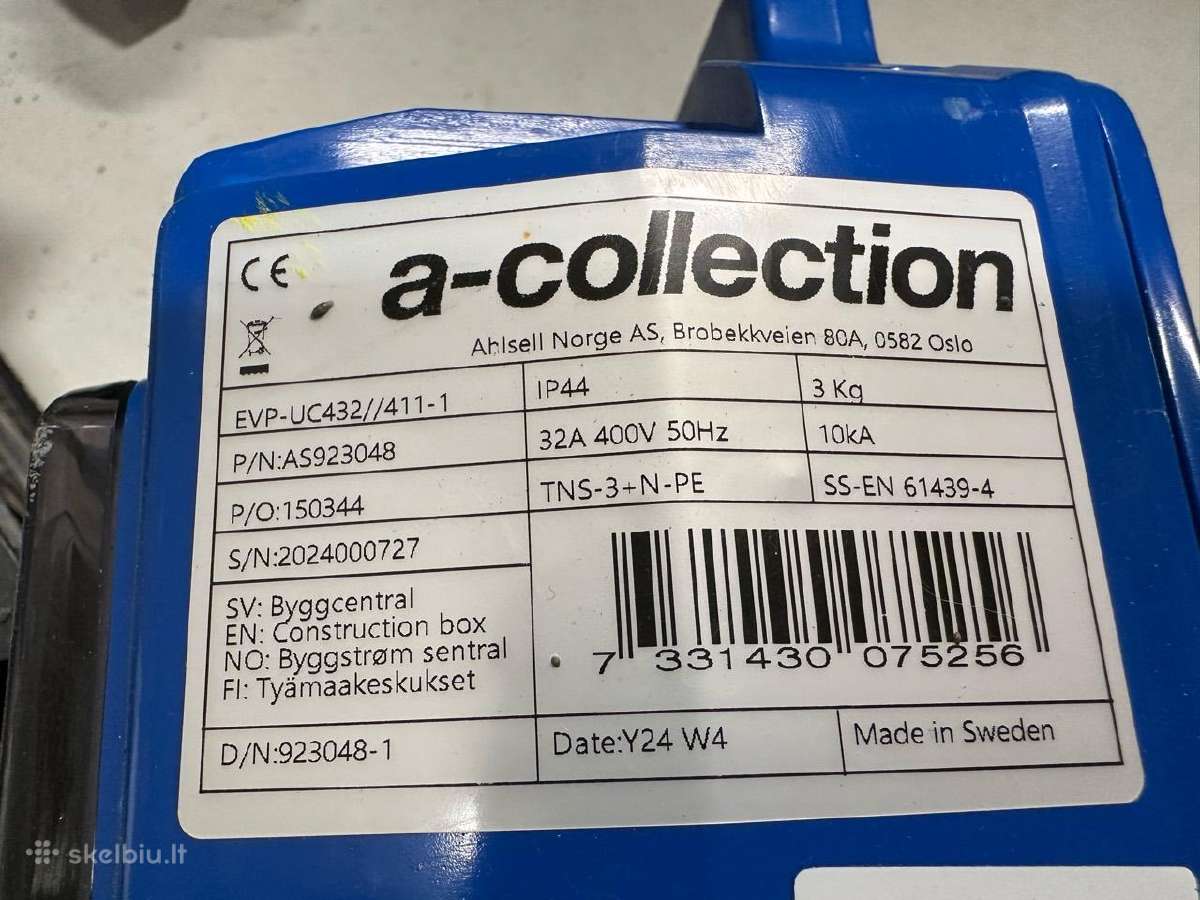 Statybinis elektros skydelis a-collection 32 A 400 - nuotraukos Nr. 7
