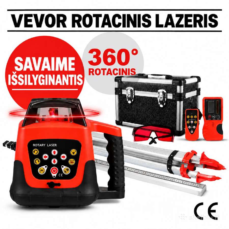Vevor rotacinis lazerinis nivelyras,firecore 3D/4d - nuotraukos Nr. 4