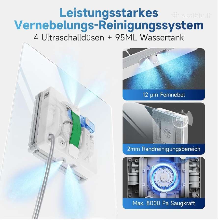 Langų robotas Fmart W8 - nuotraukos Nr. 2