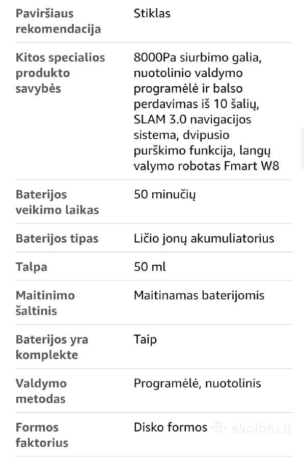 Langų robotas Fmart W8 - nuotraukos Nr. 7