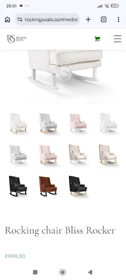 Rocking seats suapmas fotelis tik 220€ vietoj 900 - nuotraukos Nr. 3