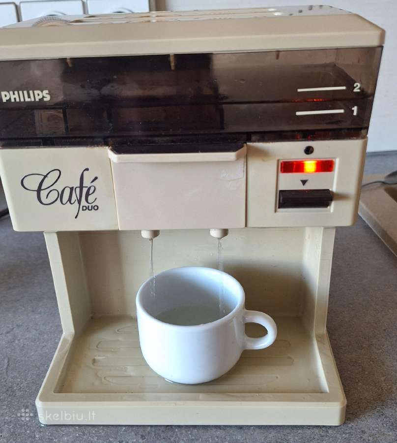 Vintažinis retro kavos aparatas Philips Cafe Duo - nuotraukos Nr. 3