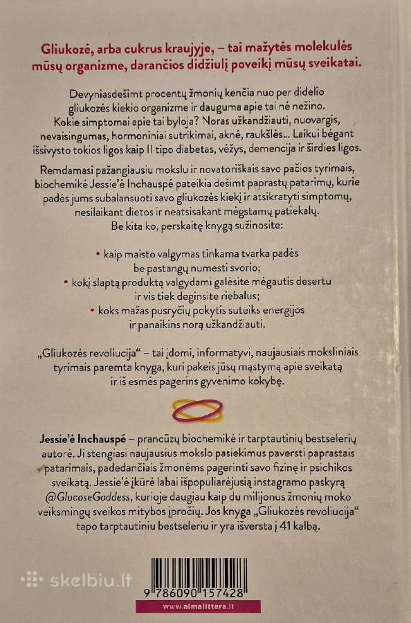 J. Inchauspe "Gliukozės revoliucija" knyga - nuotraukos Nr. 2