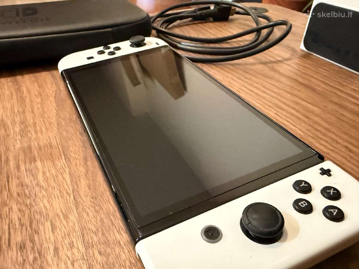 Nintendo Switch Oled + 64gb micro sd + Grip'as - nuotraukos Nr. 3