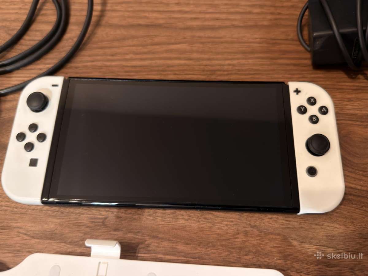 Nintendo Switch Oled + 64gb micro sd + Grip'as - nuotraukos Nr. 4