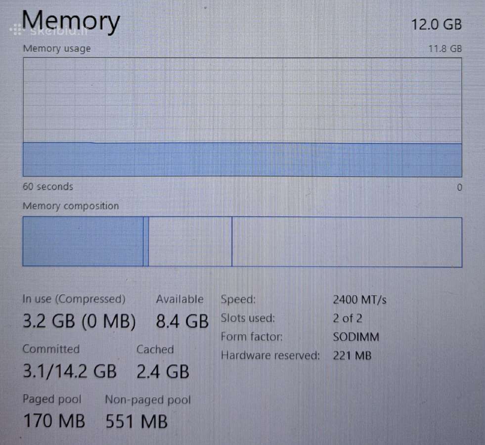 Acer Aspire A315-58, Intel i3-1115g4 @ 3.00 GHz - nuotraukos Nr. 5