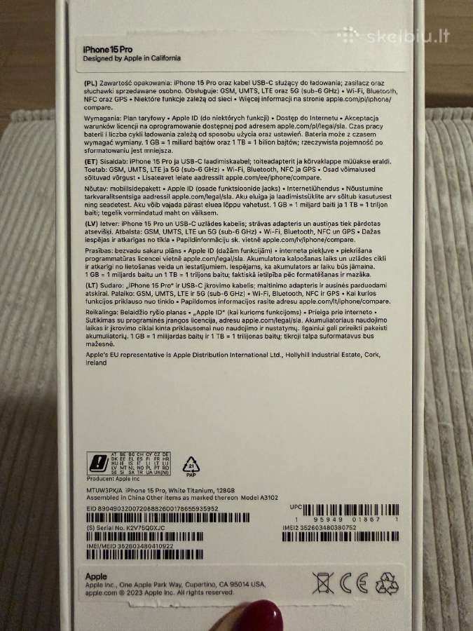iPhone 15 pro - nuotraukos Nr. 4