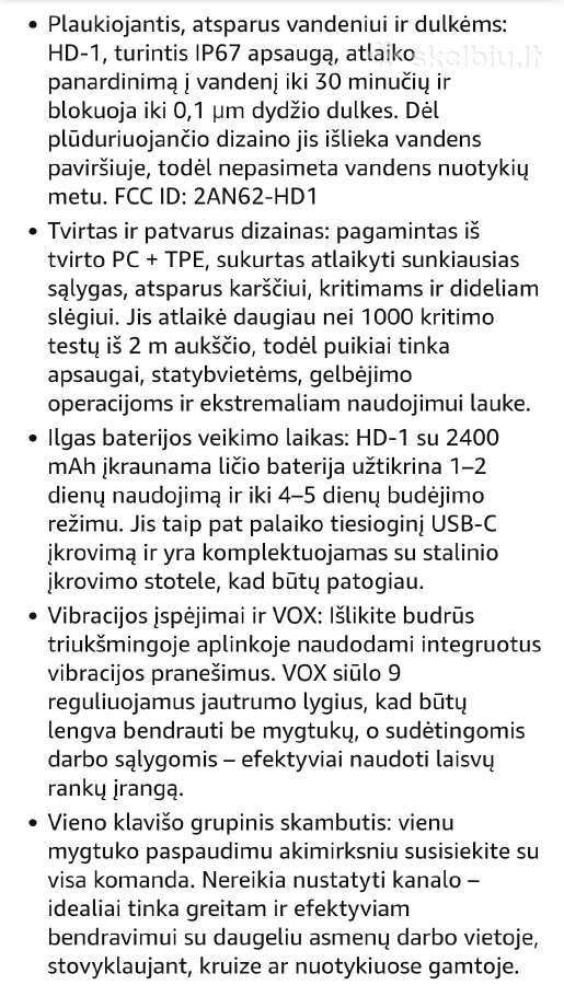 Radioddity HD-1,vandeniuj atsparios racijos,4vnt - nuotraukos Nr. 4