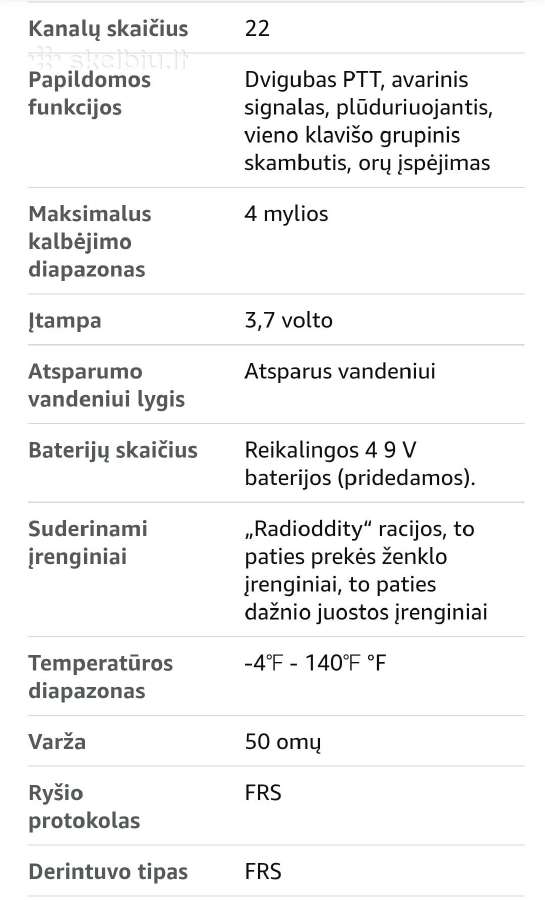 Radioddity HD-1,vandeniuj atsparios racijos,4vnt - nuotraukos Nr. 6