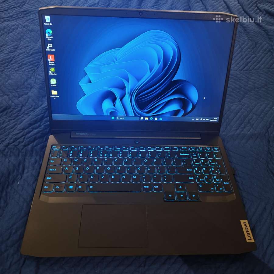 Lenovo Ideapad Gaming 3 4600h/16gb/512ssd/gtx 1650 - nuotraukos Nr. 3