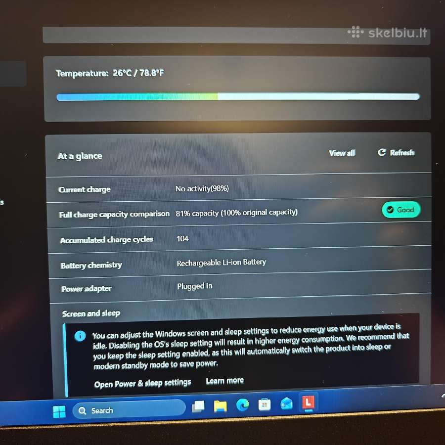 Lenovo Ideapad Gaming 3 4600h/16gb/512ssd/gtx 1650 - nuotraukos Nr. 6