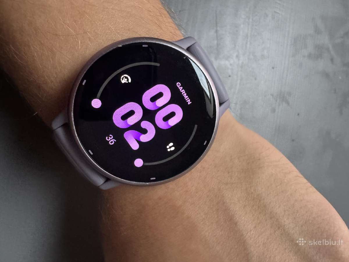 Garmin Vivoactive 5 Orchid, įkroviklis, apyrankės - nuotraukos Nr. 3