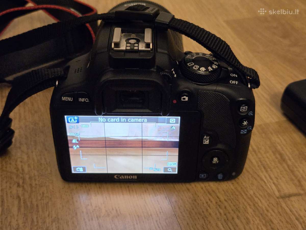 Canon EOS 100d / Dslr / 18-55mm Ef-s / 15k kadrų - nuotraukos Nr. 6