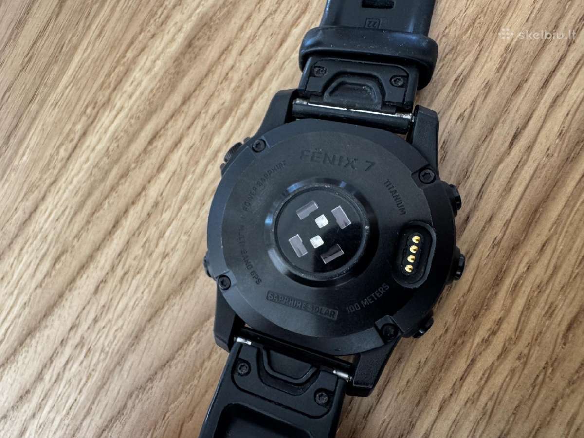 Garmin Fenix 7 Sapphire Solar 47mm titaninis - nuotraukos Nr. 4