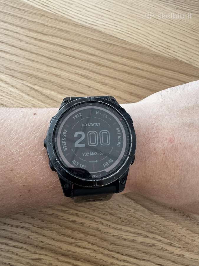Garmin Fenix 7 Sapphire Solar 47mm titaninis - nuotraukos Nr. 7