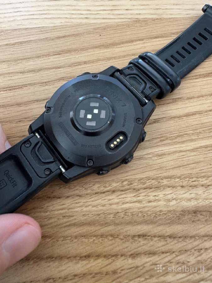 Garmin Fenix 7 Sapphire Solar 47mm titaninis - nuotraukos Nr. 8