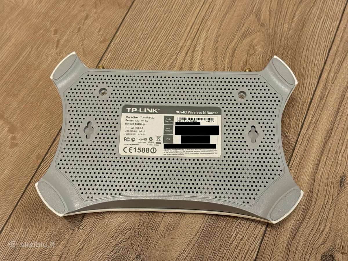 Tp-link Tl-mr3420 - nuotraukos Nr. 5