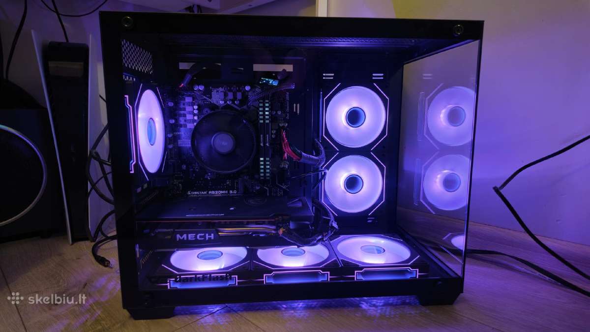 Gaming Pc, 6600 XT , Ryzen 5 5600x - nuotraukos Nr. 3