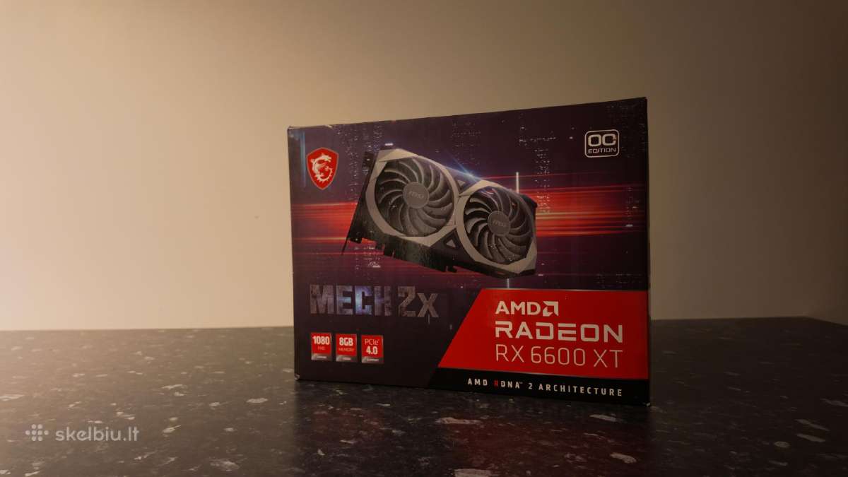 Gaming Pc, 6600 XT , Ryzen 5 5600x - nuotraukos Nr. 5