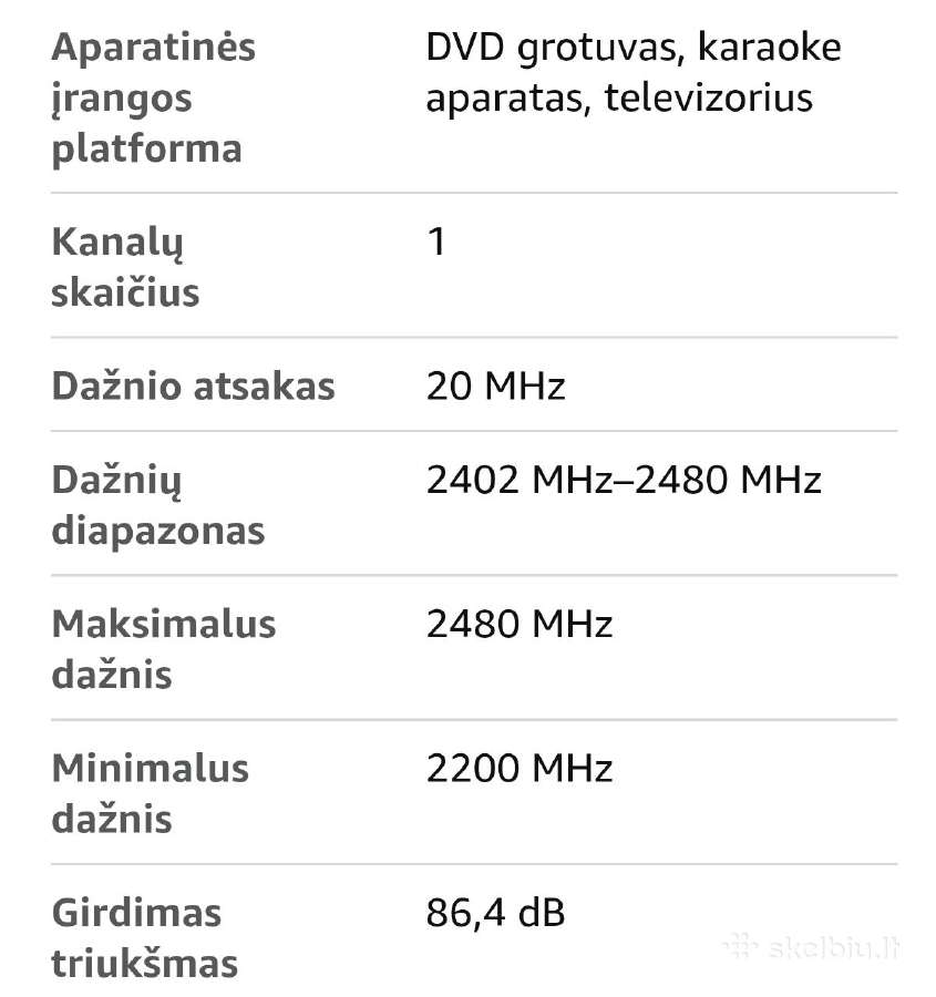 Belaidžiai mikrafonai Talomen 2vnt - nuotraukos Nr. 7