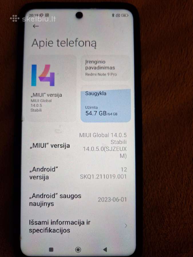 Xiaomi Redmi Note 9 Pro - nuotraukos Nr. 2