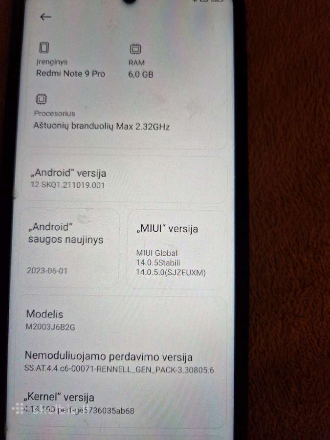 Xiaomi Redmi Note 9 Pro - nuotraukos Nr. 3
