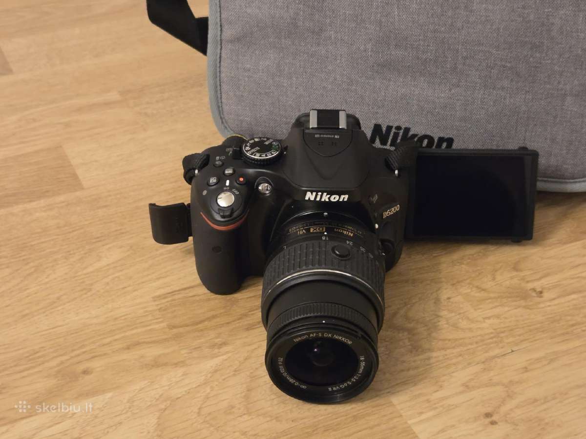 Nikon D5200 / 18-55mm Af-s / 2k kadrų - nuotraukos Nr. 3