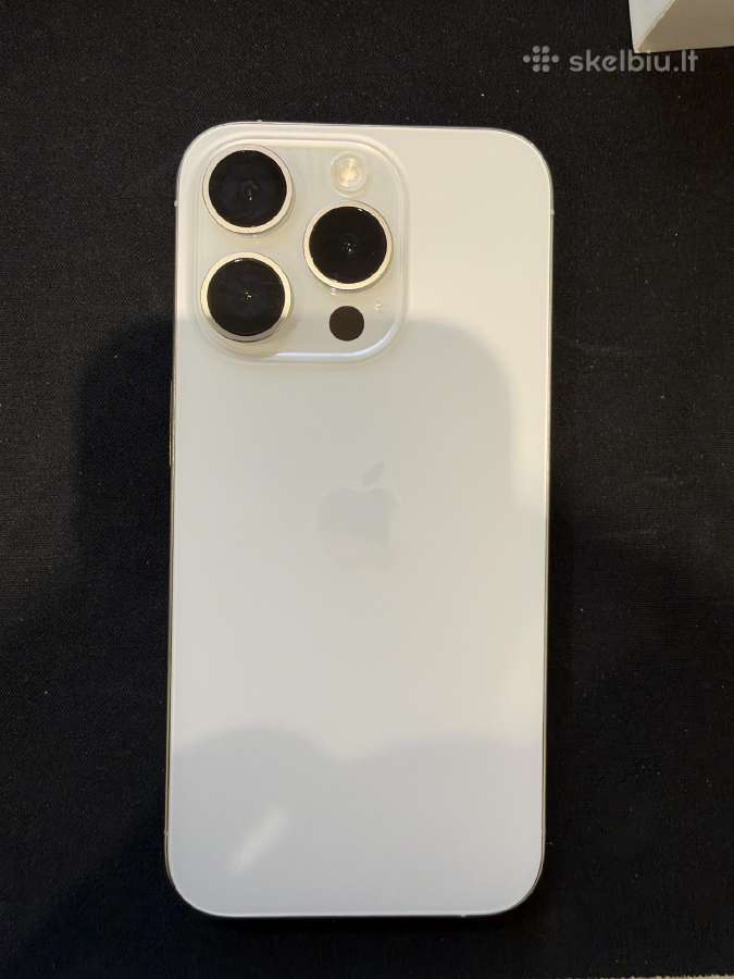 iPhone 15 Pro, White Titanium, 128gb - nuotraukos Nr. 2
