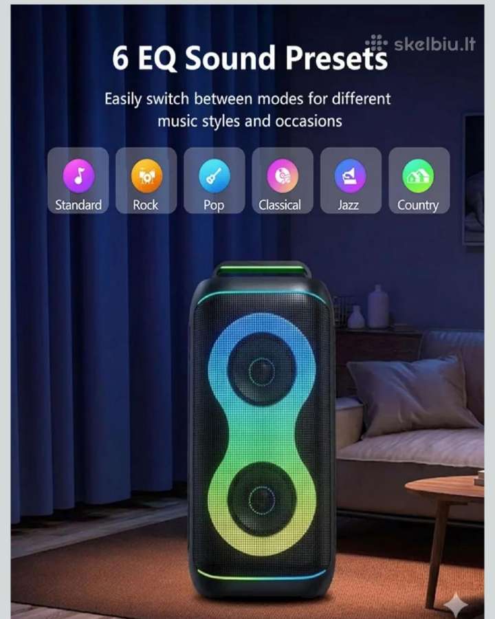 Nešiojama bluetooth kolonėlė Green keeper - nuotraukos Nr. 4