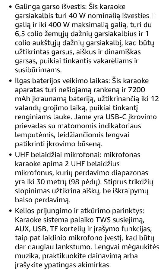 Nešiojama bluetooth kolonėlė Green keeper - nuotraukos Nr. 7