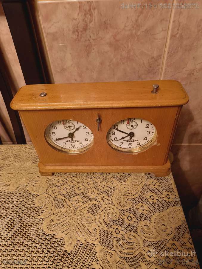 CcCCCP mechaninis laikrodis šaškių šachmatų - Veik - nuotraukos Nr. 7