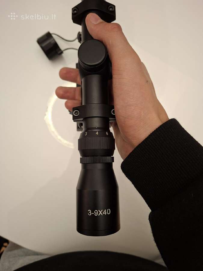 Airsoft taikiklis 3-9x40 su šoniniu laikikliu - nuotraukos Nr. 5