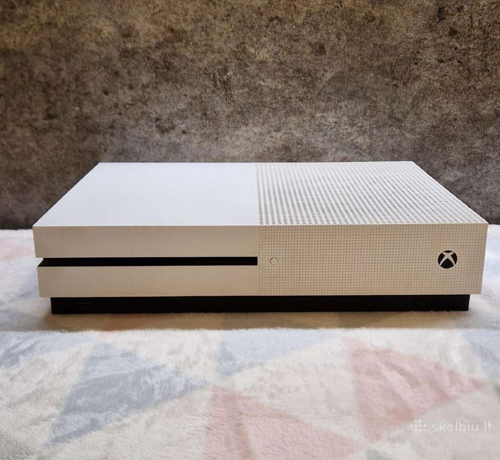 Xbox One S 500gb+pultelis+gta V+fc 24+minecraft - nuotraukos Nr. 2