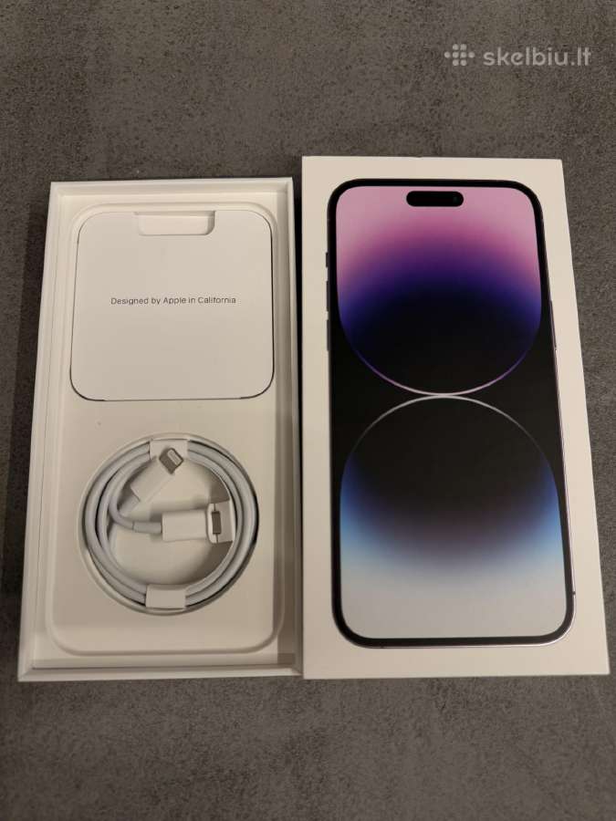 iPhone 14 Pro Max 128gb Deep Purple - nuotraukos Nr. 5