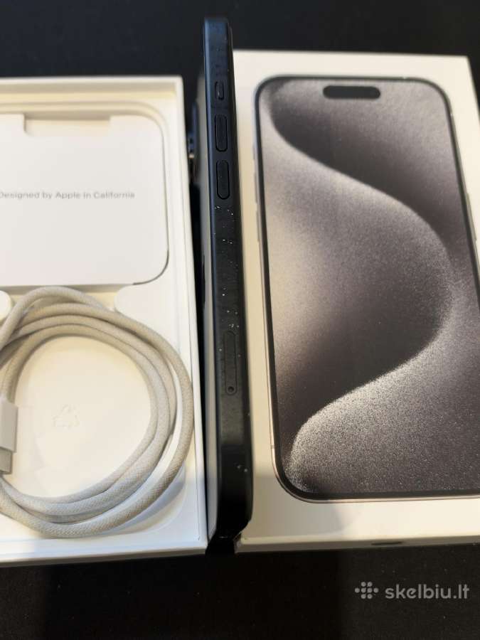 iPhone 15, Black, 128gb - nuotraukos Nr. 3